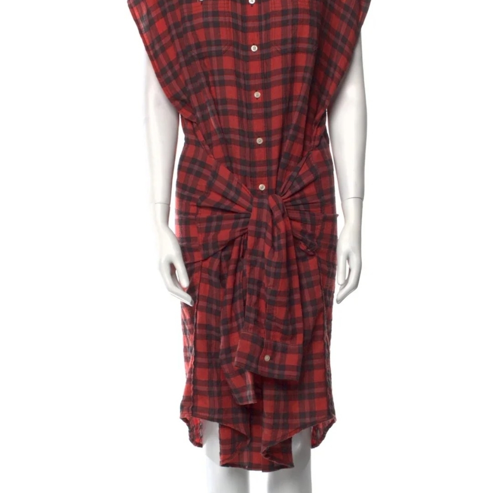 Plaid Red Dress